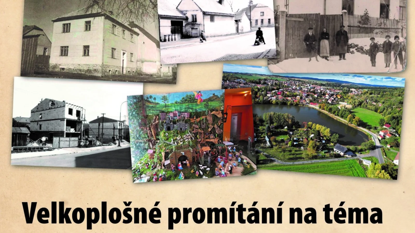 Promítání historických fotografií - Váňovská ulice – Jiné, Třešť